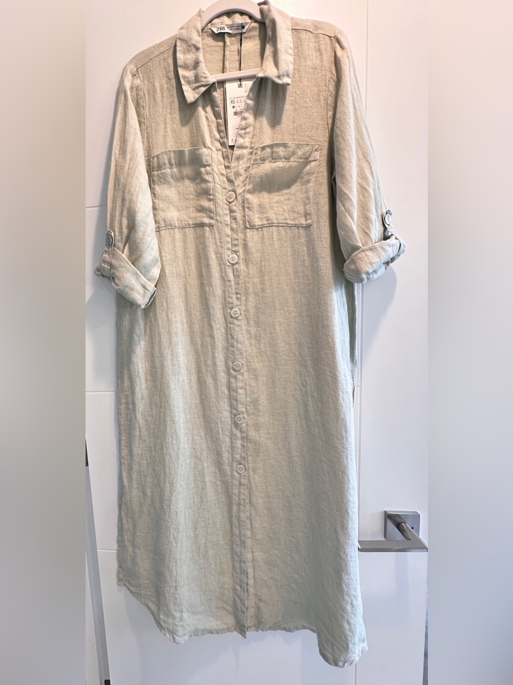 Zara Lightweight Linen Shirt Dress